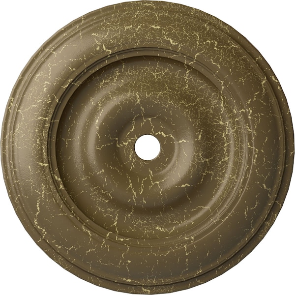 Ekena Millwork Classic Ceiling Medallion (Canopies up to 8 1/4"), 44 1/2"OD x 4"ID x 4 "P, Mississippi Mud Crackle CM44CLMMC - main